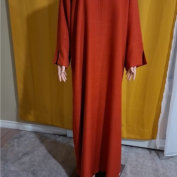 Elegant Navy Blue Maxi Dress - Picture 2 of 5